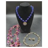 Vintage costume jewelry and more