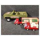 Nylint U.S. Army Command Car, Buddy L Coca-Cola