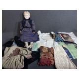 Greiners Quaker Style doll and Clothing