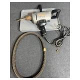 Craftsman 1/2 inch electric drill, Belt, tray