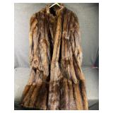 Mink coat-Knee length - size unsure