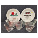 Apple Pie and Strawberry Dish with Recipe,