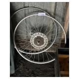 Wire bike wheels