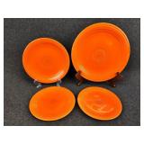 Orange Genuine Fiesta Plates