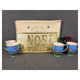 Christmas Placemats, Christmas Mugs, and More