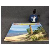 2000 Lighthouse Calendar, Painted Lamp