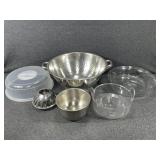 Stainless Steel Strainer, bowl, food cover