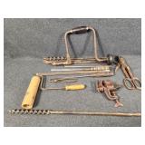 Large Drill Bits, Hand Held Drill, Shears, and
