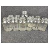 Variety of Mason Jars(11)