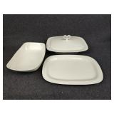 White Serving Dishes