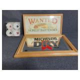 Michelob Dry, Honest Bartender Signs