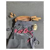 Aprons wooden baskets and more