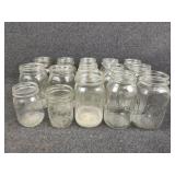 Tote with Variety of Mason Jars