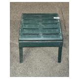 Green Plastic Outdoor Side Table