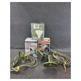 Floodlights and floodlight stand and stick