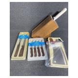 Chicago cutlery knife block and knives