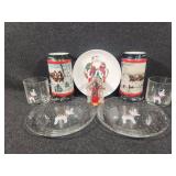 Budweiser Mugs, Christmas Plates