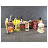Assorted Motor Oils, Outboard Lubricant, Stabil,