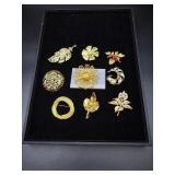 Vintage costume jewelry pendants