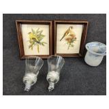 (2) Vintage Bird Prints and More