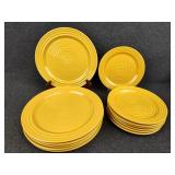 Yellow Home Trend Dinner & Salad Plates