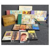 Photograph Books, Cassette Tapes, Wooden Box