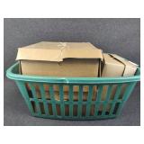 Variety of Hats and Basket