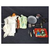 Doll Clothes and Child Kitchen Toys