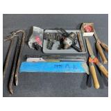 Crowbars (3), Garden Shears (2), and more