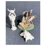 Hand painted ceramic Mother and child