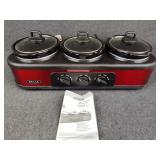 Bella Triple Slow Cooker