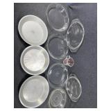 Pie Dishes, Measuring Cup, Oval Lids
