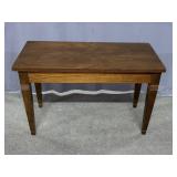 Wooden Piano Seat with Storage