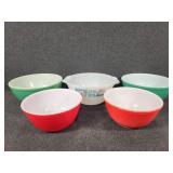 Blue Heaven Mixing Bowl, Pyrex Green Mixing