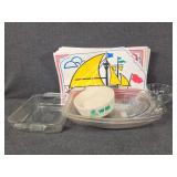 Plastic Bowls, Placemats, Sundae Cup, Anchor