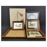 Train and Sail Boat Pictures