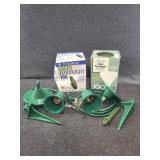 Christmas floodlights, sticks and fixtures
