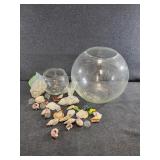 Fish bowls and shells