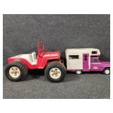 Vintage Tonka Jeep and Camper, Vintage Tonka D