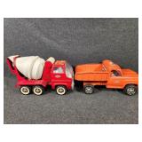 Vintage Orange Tonka Dump Truck, Vintage Tinka