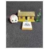 Marx WESTERN CABIN Tin Litho Building 1950s 1