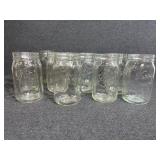 12 Wide mouth Kerr and Ball Canning Jared