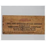 Western 22 Long Rifle Wooden Crate