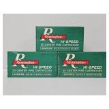 Remington Hi-Speed 20 Center Fire Cartridges