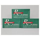 Remington Hi-Speed 20 Center Fire Cartridges
