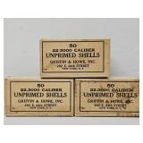 50 22-3000 Caliber Unprimed Shells Griffin and