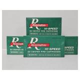 Remington Hi-Speed 20 Center Fire Cartridges