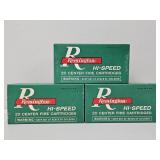 Remington Hi-Speed 20 Center Fire Cartridges(6
