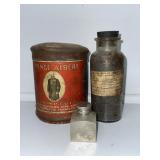 Oil Container, Pipe Tobacco Tin, Du Pont