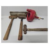 Hammers, Mitre Saw, Drain Opener Snake